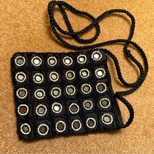 Satin beaded Mirror Night-out crossbody Unbranded
